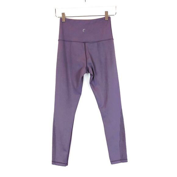 Zyia Flame Light & Tight High-Rise Leggings In Plum Size XS Active Gym Yoga - Picture 6 of 10